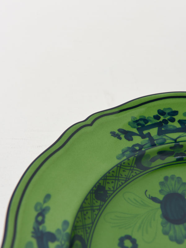 Oriente Italiano Flat dessert plate_MALACHITE